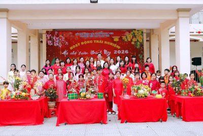 Trường Tiểu học Trác Văn phường Duy Tiên tổ chức Hoạt động trải nghiệm Hội chợ xuân Bính Ngọ 2026 chủ đề “Ngày Tết quê em”.