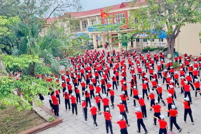 Trường Tiểu học Trác Văn, phường Duy Tiên, tỉnh Ninh Bình đã tổ chức Chương trình đồng diễn Ngày hội võ nhạc Vovinam
