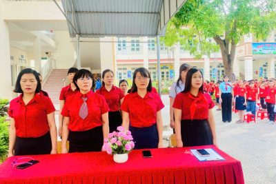 LIÊN ĐỘI TIỂU HỌC TRÁC VĂN TỔ CHỨC LỄ CHÀO CỜ KỶ NIỆM 85 NĂM NGÀY THÀNH LẬP ĐỘI TNTP HỒ CHÍ MINH