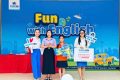 Chương trình giao lưu tiếng Anh và tặng quà cho học sinh tại trường Tiểu học Trác Văn phường Duy Tiên.